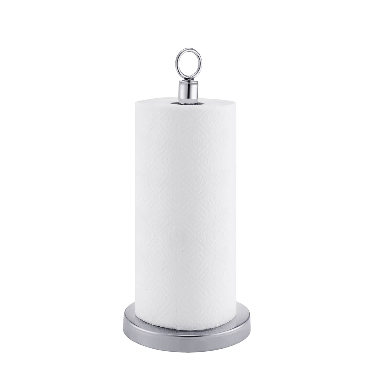 SunnyPoint Chrome Paper Towel Holder with Stainless Base